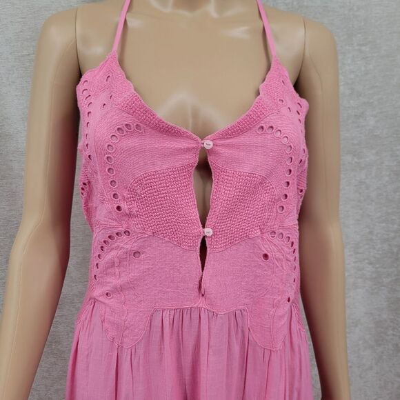 Chelsea & Violet Alyssa Sweetheart Neckline Sleeveless Cotton Slub Maxi Dress - Picture 7 of 15